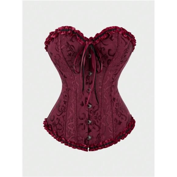 Corset Tops For Women Plus Size Lace - Picture 1 of 7